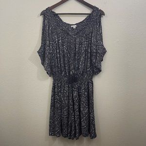 American Eagle Sz L Cold Shoulder Flowy Dress